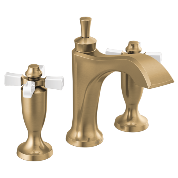 Delta 3557-MPU-DST Two Handle Widespread Bathroom Faucet