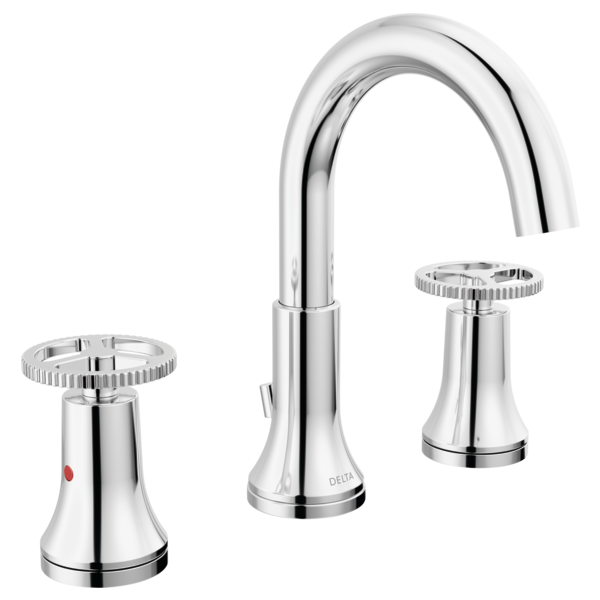 Delta 3558-MPU-DST Two Handle Widespread Bathroom Faucet