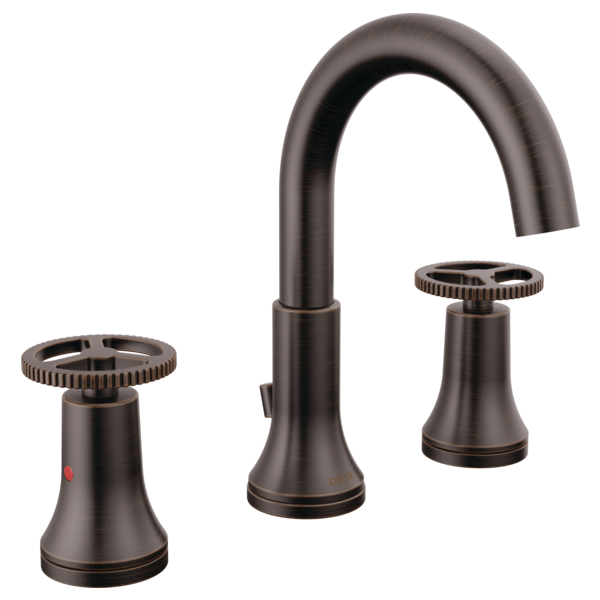 Delta 3558-MPU-DST Two Handle Widespread Bathroom Faucet