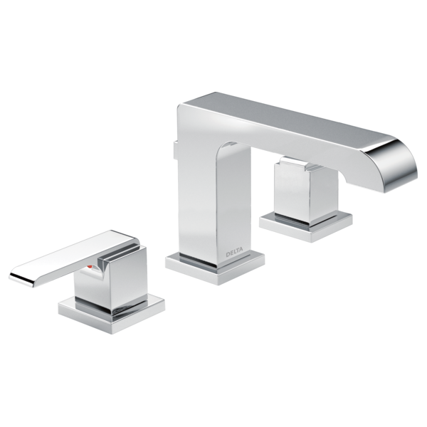 Delta 3567-MPU-DST Two Handle Widespread Bathroom Faucet
