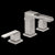 Delta 3568LF-MPU Two Handle Widespread Channel Bathroom Faucet