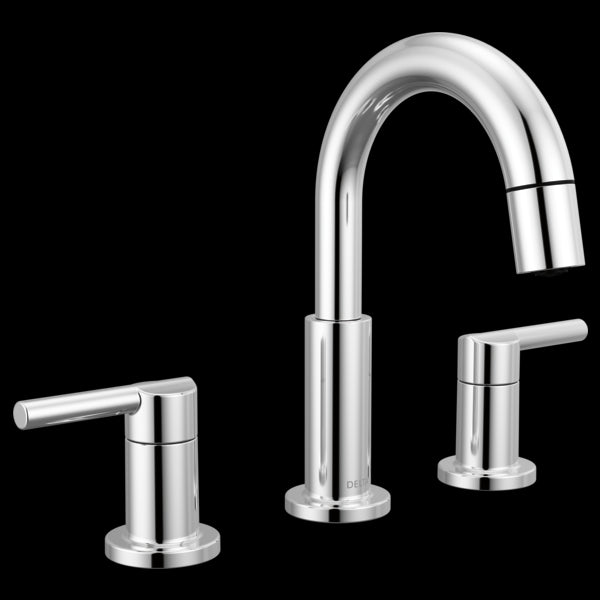 Delta 35749LF-PD Two Handle Widespread Pull-Down Bathroom Faucet