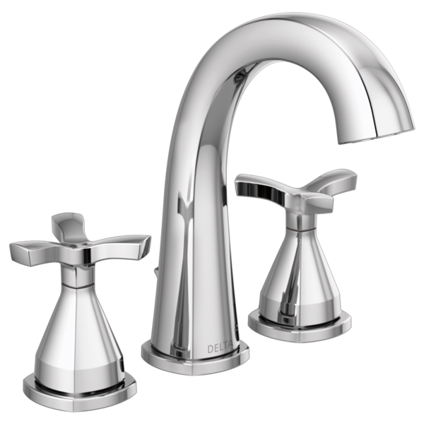 Delta 357756-PR-MPU-DST Two Handle Widespread Bathroom Faucet