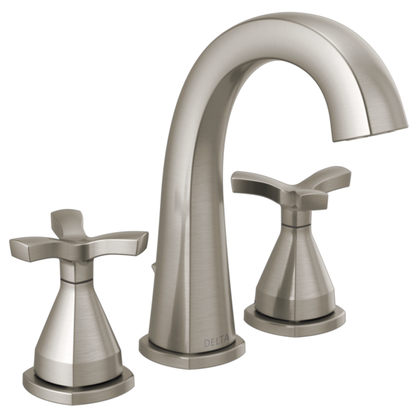 Delta 357756-PR-MPU-DST Two Handle Widespread Bathroom Faucet