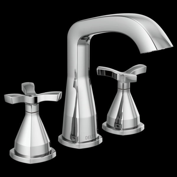 Delta 357766-PR-MPU-DST Two Handle Widespread Bathroom Faucet