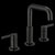 Delta 35849LF Two Handle Widespread Bathroom Faucet