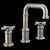Delta 3587-PR-DST Two Handle Widespread Bathroom Faucet