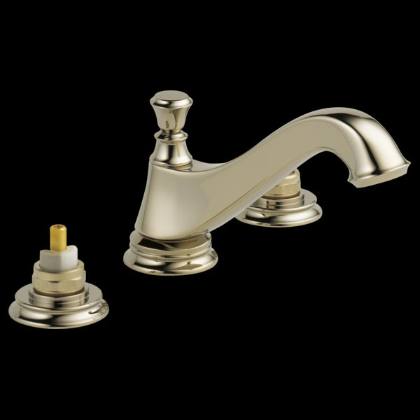 Delta 3595LF-MPU-LHP Two Handle Widespread Bathroom Faucet - Low Arc Spout - Less Handles