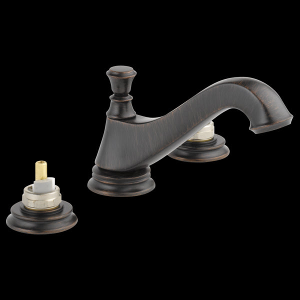 Delta 3595LF-MPU-LHP Two Handle Widespread Bathroom Faucet - Low Arc Spout - Less Handles