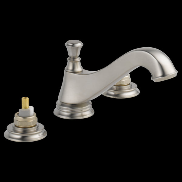 Delta 3595LF-MPU-LHP Two Handle Widespread Bathroom Faucet - Low Arc Spout - Less Handles