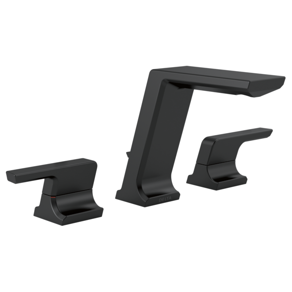 Delta 3599LF-BLMPU Two Handle Widespread Bathroom Faucet
