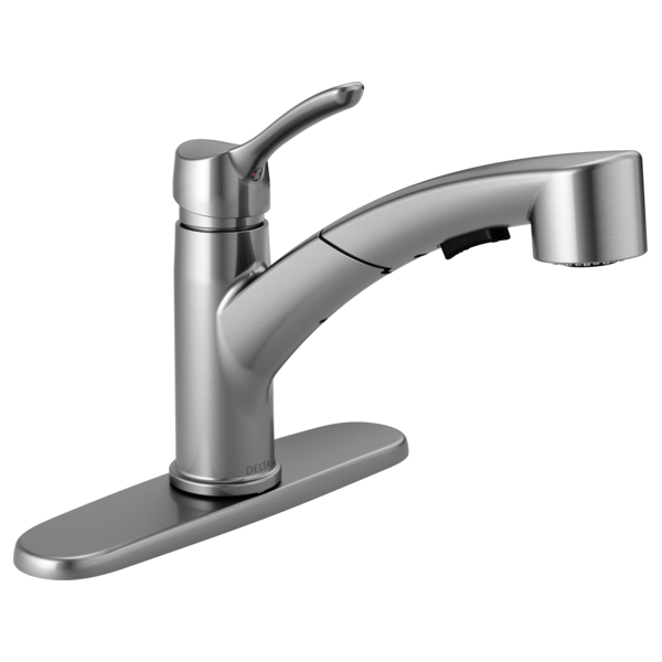 Delta 4140-TP-DST Single Handle Tract-Pack Pull-Out Kitchen Faucet - Parent