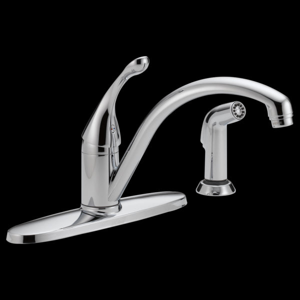Delta 440-DST Single Handle Kitchen Faucet with Spray - Parent