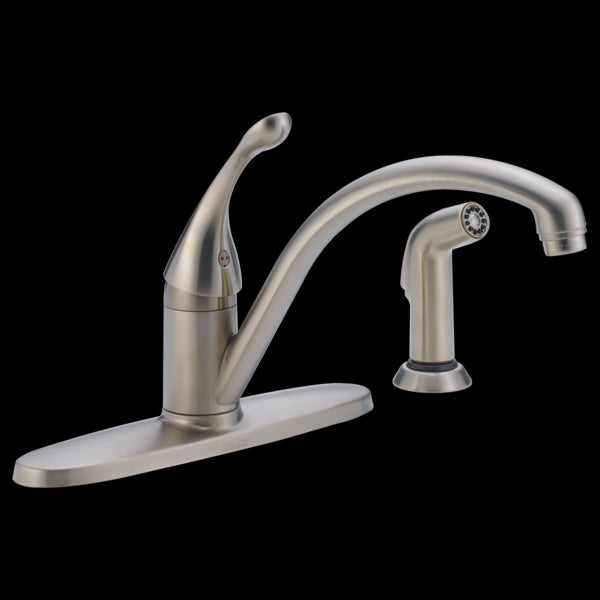 Delta 440-DST Single Handle Kitchen Faucet with Spray