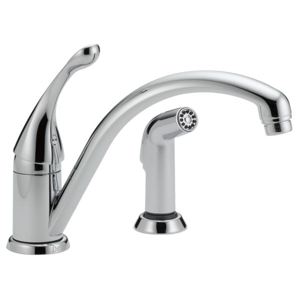 Delta 441-DST Single Handle Kitchen Faucet with Spray - Parent