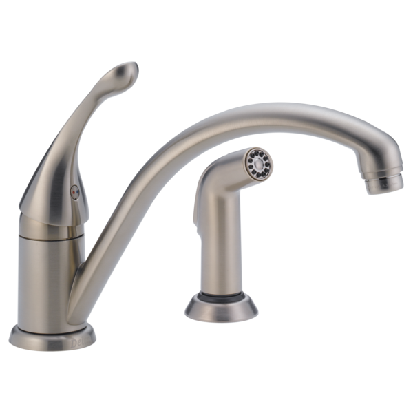 Delta 441-DST Single Handle Kitchen Faucet with Spray