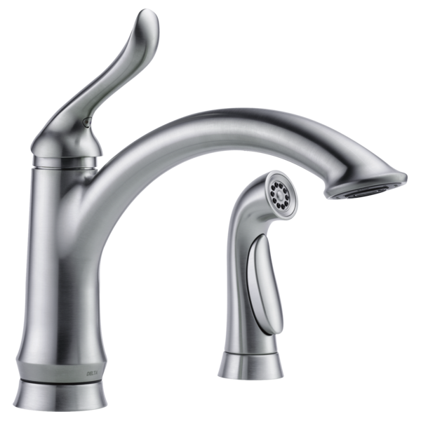 Delta 4453-DST Single Handle Kitchen Faucet with Spray - Parent