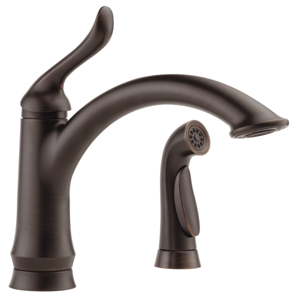 Delta 4453-DST Single Handle Kitchen Faucet with Spray