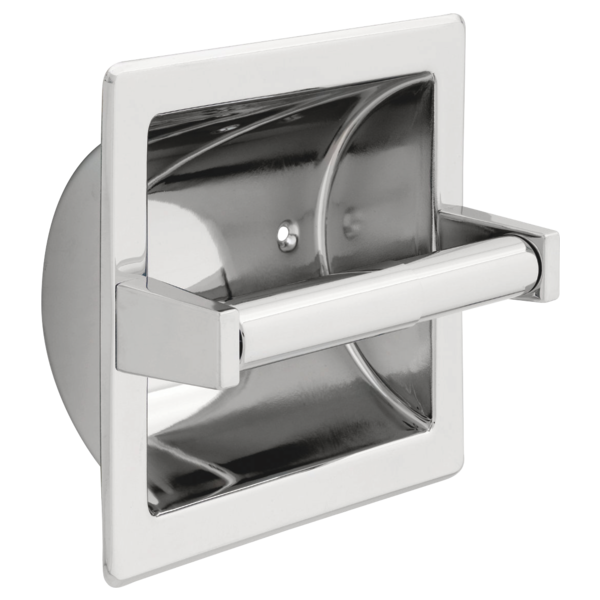 Delta 45072 Brass Recessed Paper Holder with Brass Roller - Parent