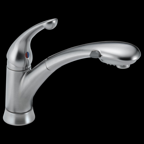 Delta 470-DST Single Handle Pull-Out Kitchen Faucet - Parent