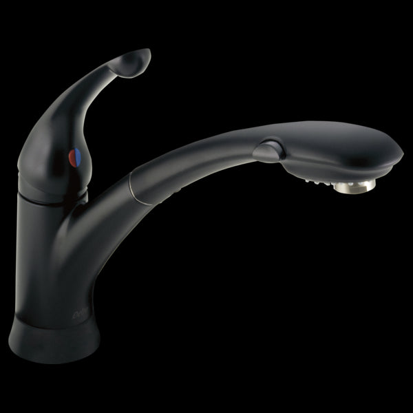 Delta 470-DST Single Handle Pull-Out Kitchen Faucet