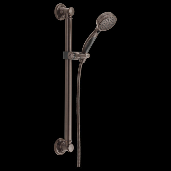 Delta 51900 ActivTouch 9-Setting Hand Shower with Traditional Slide Bar / Grab Bar