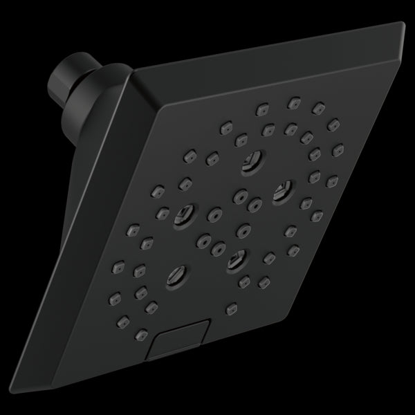 Delta 52664 H2O kinetic 5-Setting Angular Modern Raincan Shower Head