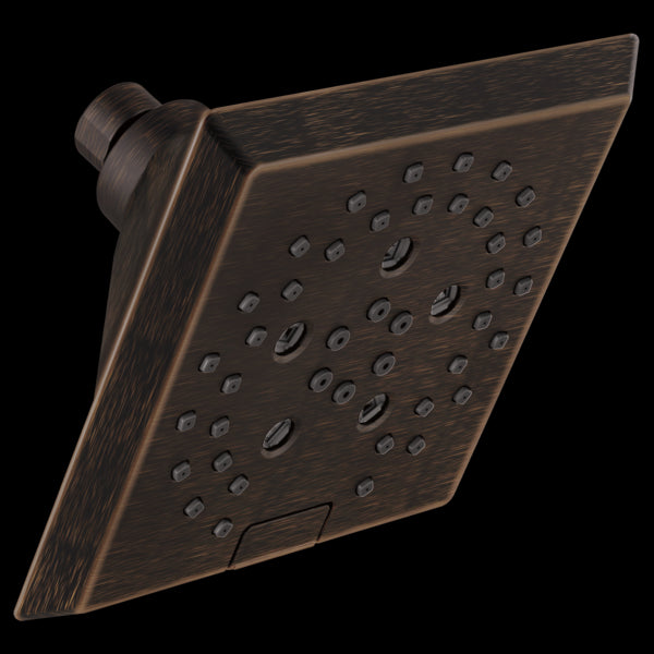 Delta 52664 H2O kinetic 5-Setting Angular Modern Raincan Shower Head