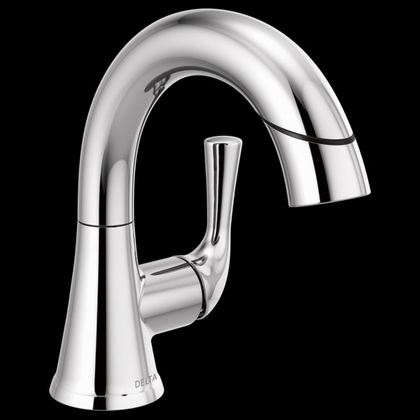 Delta 533LF-PDMPU Single Handle Pull-Down Bathroom Faucet