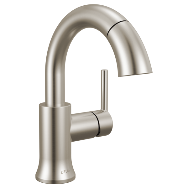 Delta 559HAR-PD-DST Single Handle Pull Down Bathroom Faucet