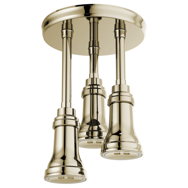Delta 57190-25-L H2O kinetic Pendant Raincan Shower Head with LED Light