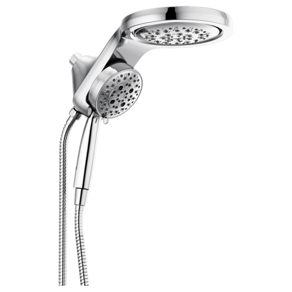 Delta 58680-PR25 HydroRain H2O kinetic 5-Setting Two-in-One Shower Head