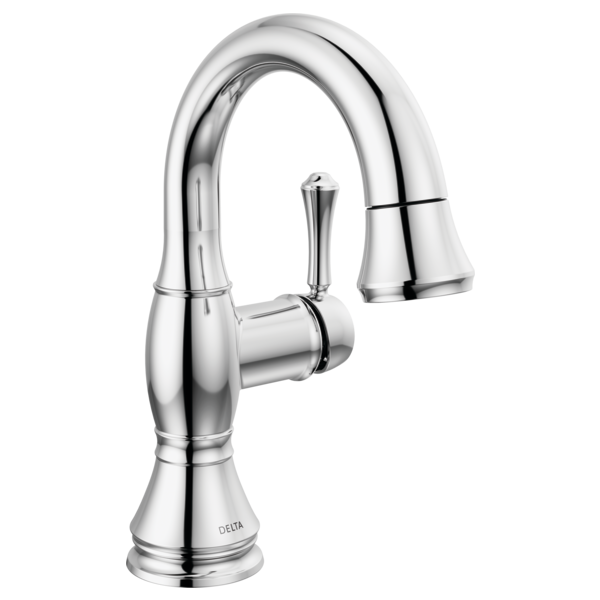 Delta 597-PD-DST Single Handle Pull Down Bathroom Faucet