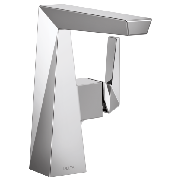 Delta 643-PR-DST Single Handle Mid-Height Bathroom Faucet