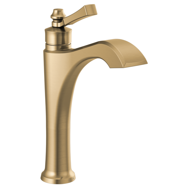 Delta 656-DST Single Handle Mid-Height Vessel Bathroom Faucet