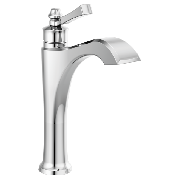 Delta 656-DST Single Handle Mid-Height Vessel Bathroom Faucet