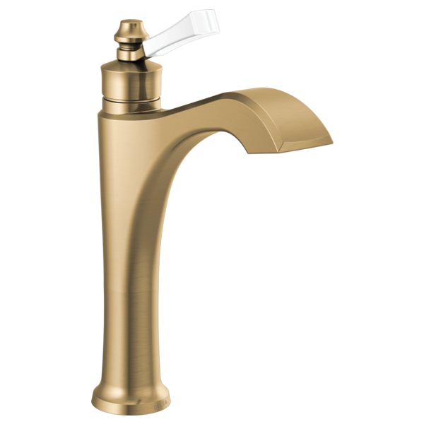 Delta 656-DST Single Handle Mid-Height Vessel Bathroom Faucet