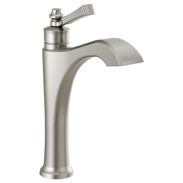 Delta 656-DST Single Handle Mid-Height Vessel Bathroom Faucet