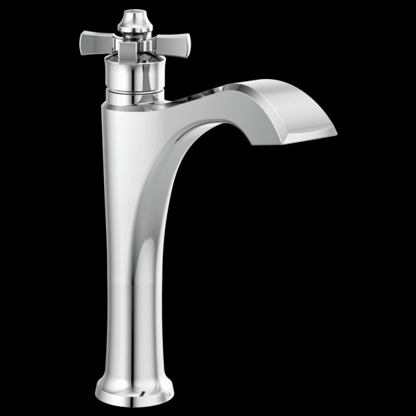 Delta 657-DST Single Handle Mid-Height Vessel Bathroom Faucet