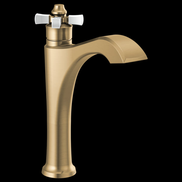 Delta 657-DST Single Handle Mid-Height Vessel Bathroom Faucet
