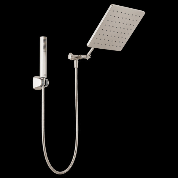 Delta 75527 10 inch Raincan Shower Head & Hand Held Combo with Adjustable Extension Arm