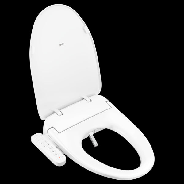 Delta 893005E-WH Standard Elongated Electric Bidet Toilet Seat