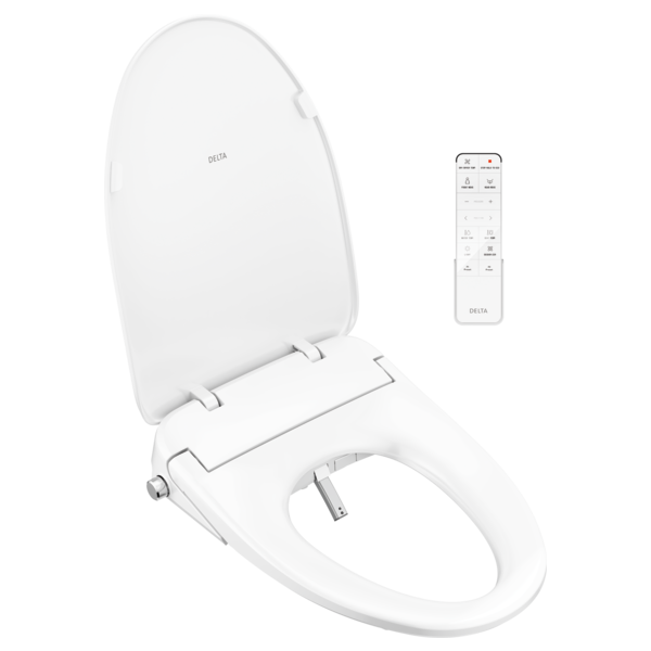 Delta 893007E-WH Ultimate Elongated Electric Bidet Toilet Seat