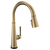 Delta 9182TL-PR-DST Touch2O Technology Kitchen Faucet with Touchless Technology