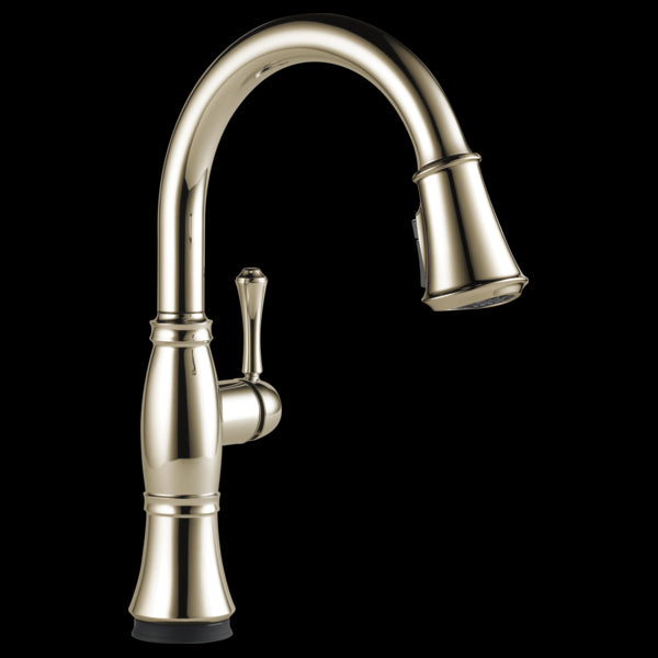 Delta 9197T-PR-DST Single Handle Pull-Down Kitchen Faucet with Touch2Oand Shield Spray Technologies