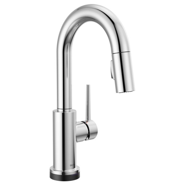 Delta 9959T-DST Single Handle Pull-Down Bar/Prep Faucet with Touch2O Technology