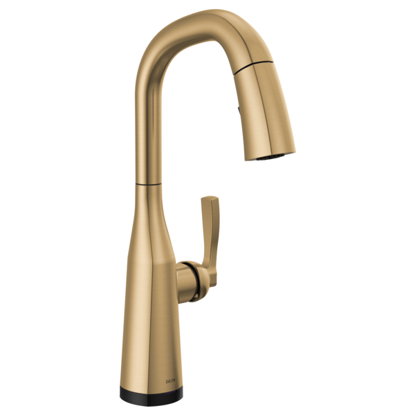 Delta 9976T-PR-DST Single Handle Pull-Down Bar/Prep Faucet with Touch2O Technology