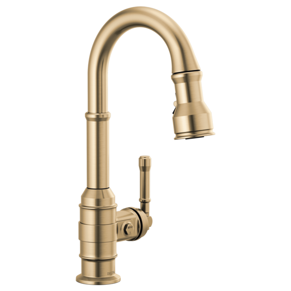 Delta 9990-DST Single Handle Pull-Down Bar/Prep Faucet