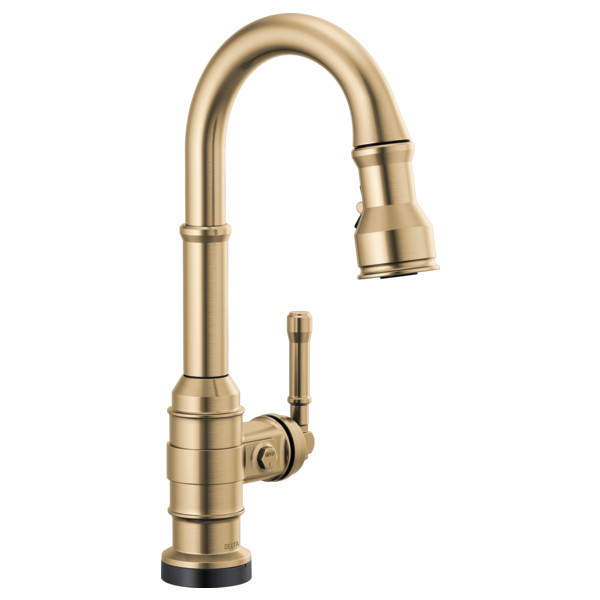 Delta 9990T-DST Single Handle Pull-Down Bar/Prep Faucet with Touch2O Technology