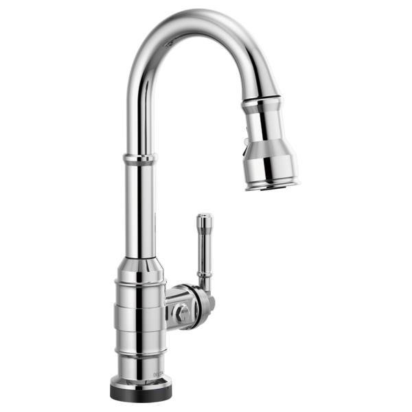 Delta 9990T-DST Single Handle Pull-Down Bar/Prep Faucet with Touch2O Technology